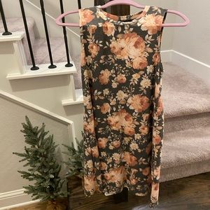 Cute sleeveless t shirt dress